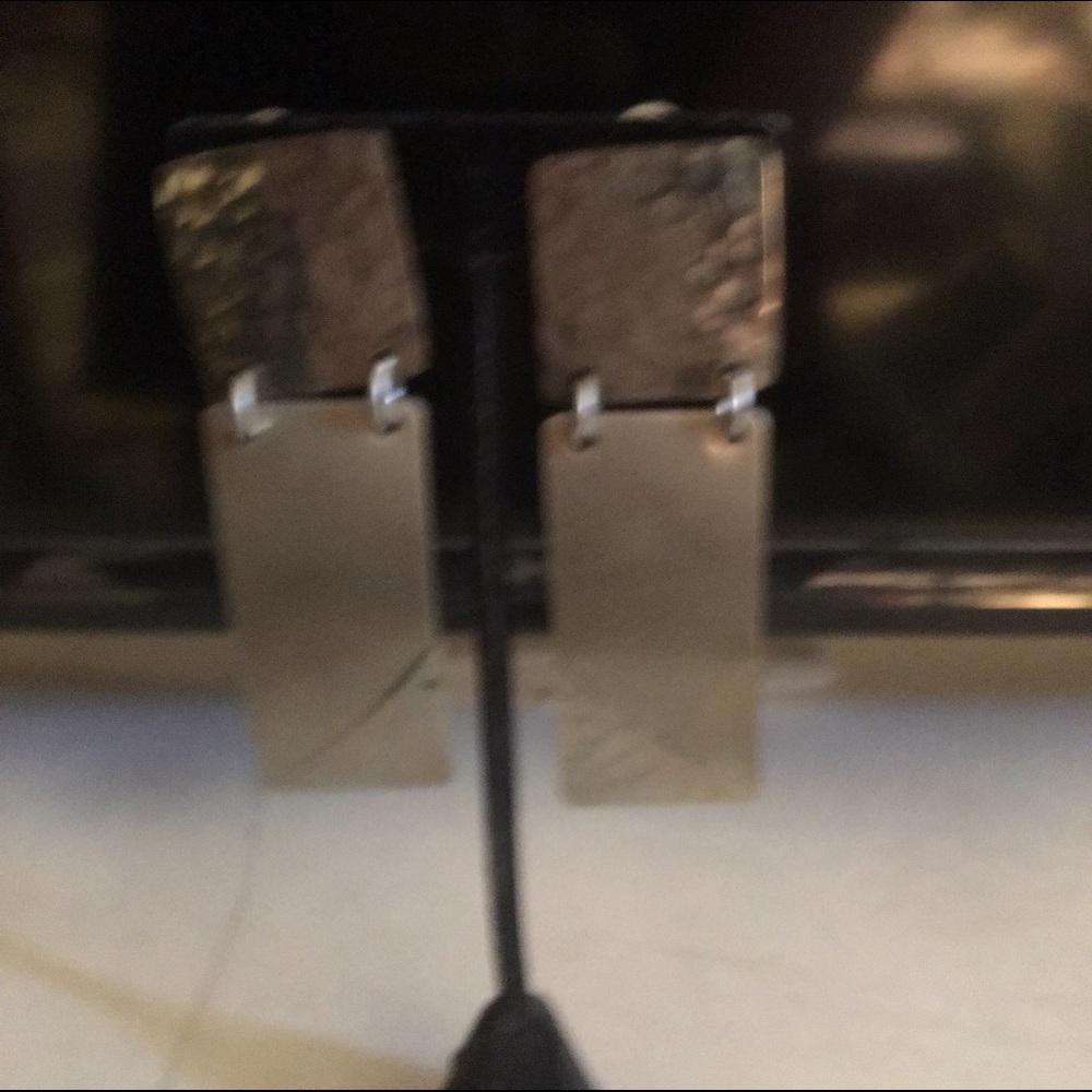 Metal clip on earrings